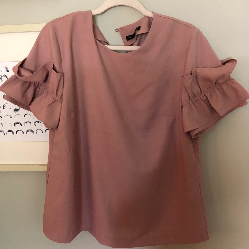 Banana Republic ruffle blouse